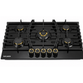 Raylamon JY-G5085 Built-in Gas Hob 8mm Tempered Glass - Black