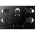 Raylamon JY-MG5001 Built-in Gas Hob 8mm Tempered Glass - Black