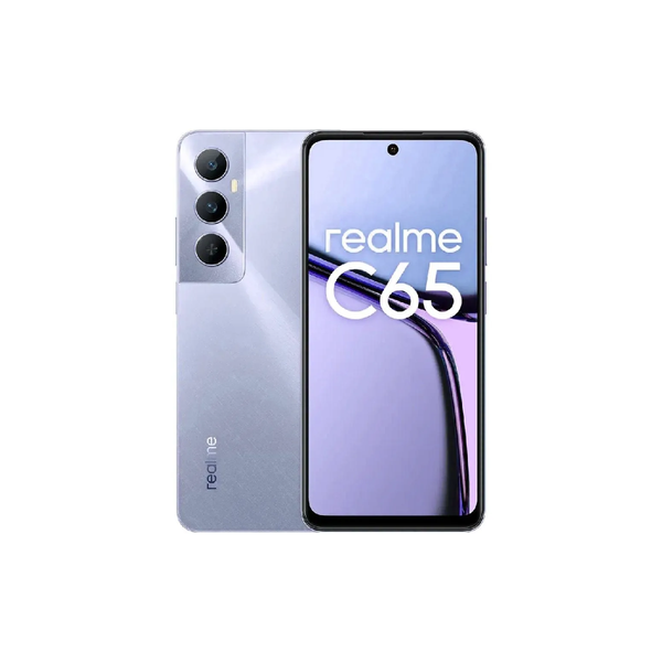 Realme C65 4G Smartphone – 8GB RAM, 256GB Storage, Dual SIM, 50MP AI Camera, 45W Fast Charging, 5000mAh Battery – Purple