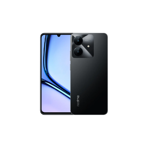 Realme Note 60X Dual SIM, 64GB, 3GB RAM, 4G LTE - Marble Black