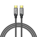 Recci Cable Voyage Series Type-C To Type-C PD 240W, Charging Cable 1.5M - RS18CC - Black