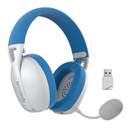Redragon H878 Skuld Pro Lightweight Wireless Gaming Headset - Blue/White