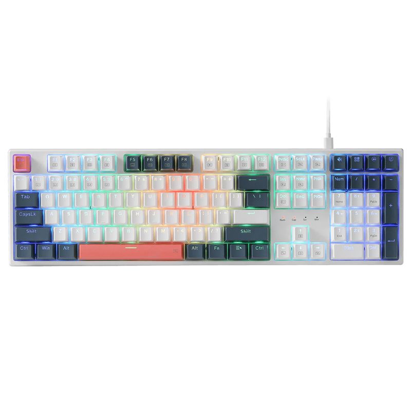 Redragon Trundle 108 Keys Mechanical Keyboard - K668 WB0-RGB