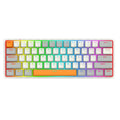 Redragon K642 Akali RGB Wired Gaming Mechanical Keyboard - White/Grey