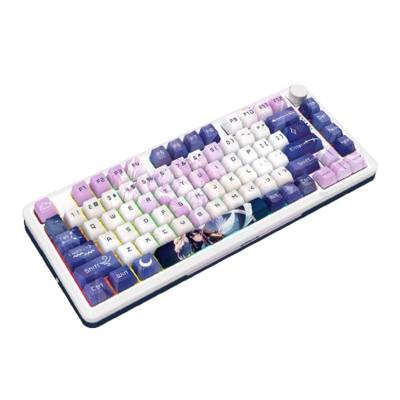 Redragon Cyrus PRO Gaming Keyboard Wireless 75% Gasket mounted, hot-swappable - White