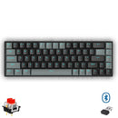 Redragon Gwern Dual Mode Wireless, Bluetooth Gaming Mechanical Keyboard, Red Switch - Black/Grey