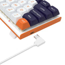 لوحة مفاتيح ألعاب Redragon WBO FIDD Edition 8K Magnetic Hall Effect - تشغيل سريع، متعددة الألوان