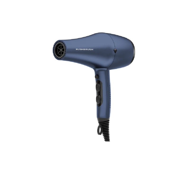 Rush Brush D3K 3000W Hair Dryer - 3 Heat Settings, 2 Speeds, Removable Filter 