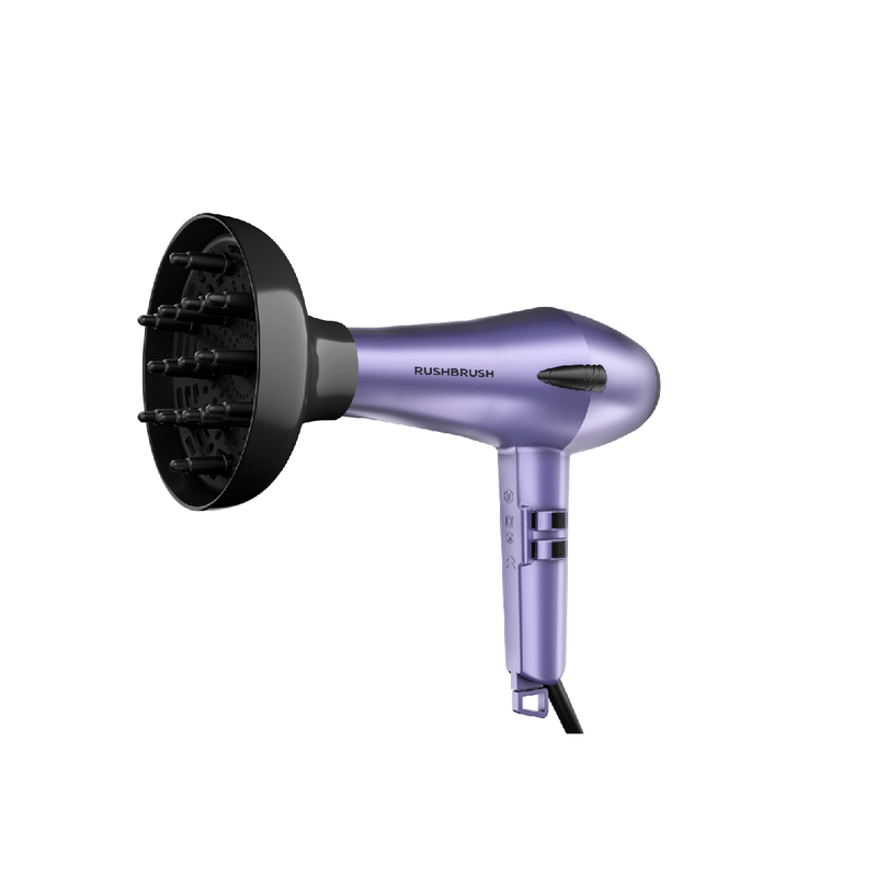 Rush Brush D3 Turbo Dryer, 3 Heat & 2 Speed - Purple