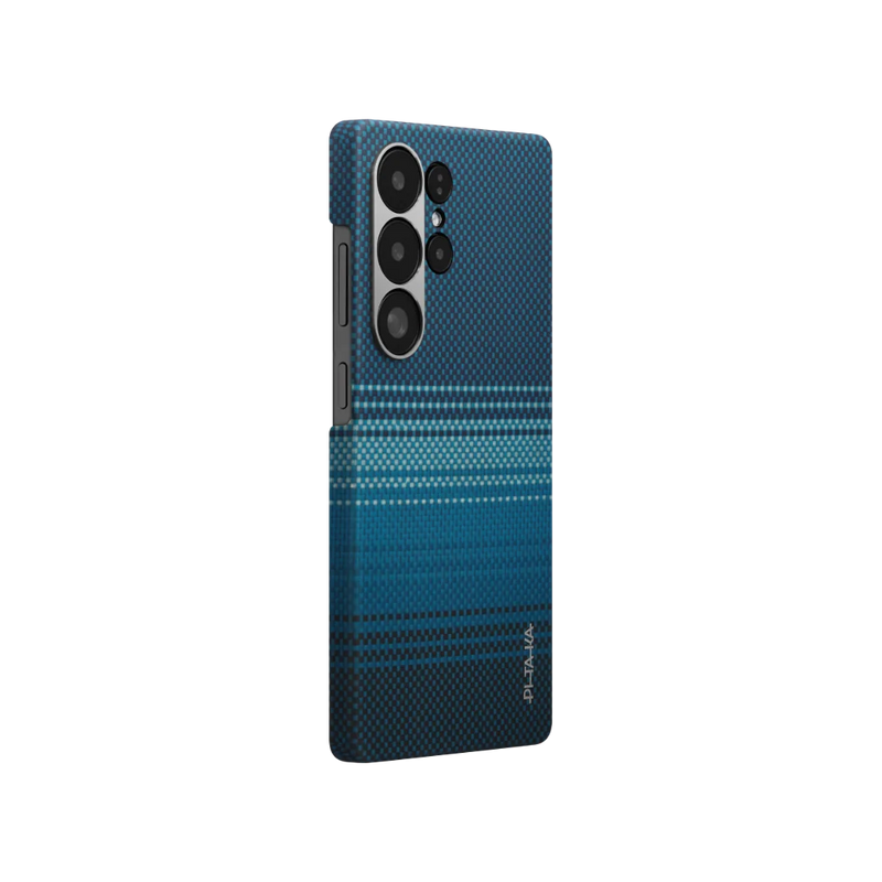 PITAKA Tactile Woven Case for Samsung Galaxy S25 Ultra - Blue