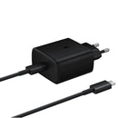 SAMSUNG 45W Power Adapter, Compact Design, USB C To C Cable - Black