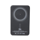SIA MagOn Magnetic Power Bank Slim Design PD 20W, Wireless Charging 15W, 10000mAhbl