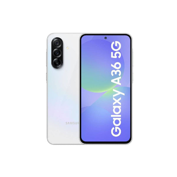 Samsung Galaxy A36 Dual SIM, 128GB, 8GB RAM, 5G - Awesome White