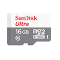 SanDisk Ultra 16GB MicroSDHC Memory Card - White/Gray