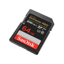 SanDisk 64GB Extreme PRO SDXC UHS-I Card Speed UP TO 200MB/s - Black