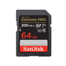 SanDisk 64GB Extreme PRO SDXC UHS-I Card Speed UP TO 200MB/s - Black