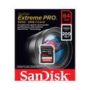 SanDisk 64GB Extreme PRO SDXC UHS-I Card Speed UP TO 200MB/s - Black