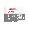 SanDisk Ultra 64GB microSD cards 100MB/s Without Adapter - White/Gray