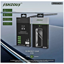 سنزو لايفون 13 برو ماكس حماية شاشة، مقاوم للخدوش بدرجة عالية - أسود