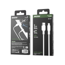 Snzou SN-121 ProSync 3A USB-A to Type-C 1m Cable - White