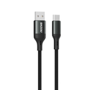 سينزو SN-131 كابل شحن ذكي 3A USB-A إلى تاييب-سي بطول 1 متر - أسود