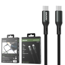 سينزو SN-133 باور سنيك كابل 100 واط تايب-سي إلى تايب-سي بطول 1 متر - أسود