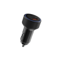 Snzou Car Charger 68W 2PD, 1USB - Black
