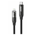 Snzou SN-156 Type-C to Lightning 27W Auto Power Off Fast & Safe Cable - Black