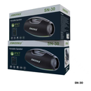 Snzou SN-30 Portable Speaker 230W, 7 Colors Ambiance Lights That Beat with Rhythm - Black