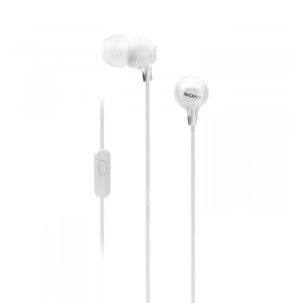 سماعات أذن سوني MDR-EX15LP - 15AP - بيضاء