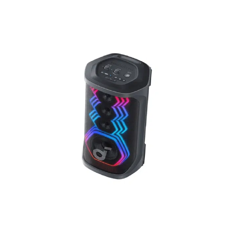 SoundCore Rave 3S AI Party Speaker With 2 Wireless Microphones, 200W - Black