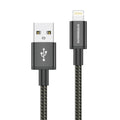 System Max N31 Charging Data 30W USB-A Ligtning Cable - Black