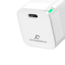 System Max SM-20CX Charger Mini PD 20W USB-C - GAN Cable - White