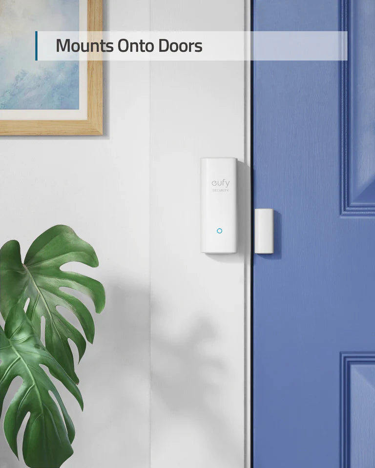 Eufy Security, Entry Sensor, Detects Opened and Closed Doors or Windows, Sends Alerts - T89000D4 - White