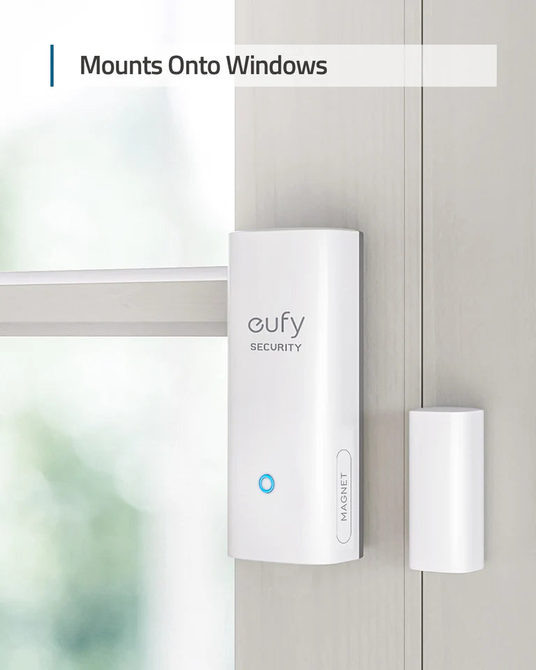 Eufy Security, Entry Sensor, Detects Opened and Closed Doors or Windows, Sends Alerts - T89000D4 - White