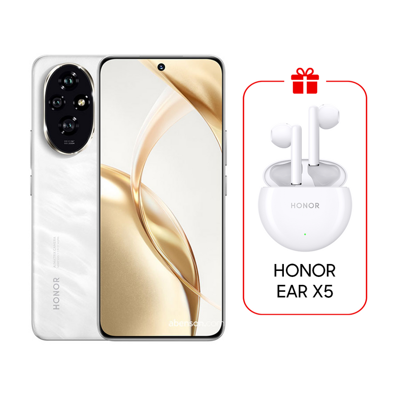 Honor 200 Dual SIM Mobile, 512GB Memory, 12GB RAM, 5G - White