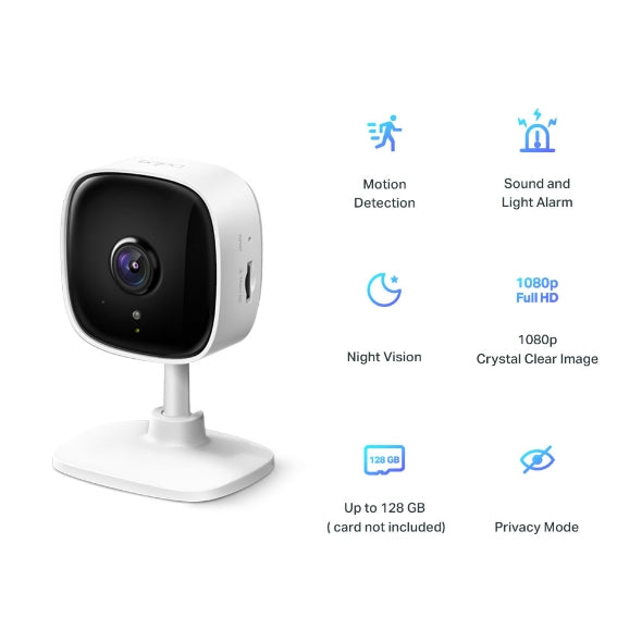 Tapo C100 Home Security Wi-Fi Camera - White