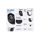 Tapo Outdoor Pan/Tilt Security Wi-Fi Camera 2K, C520WS - White