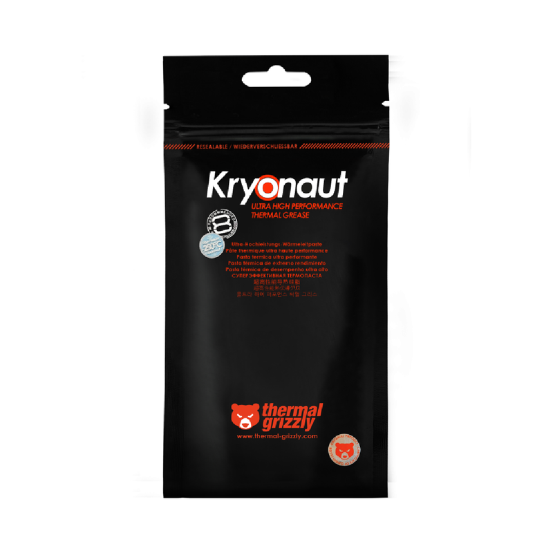 Thermal Grizzly Kryonaut Ultra High Performance Thermal Grease TG-K-030-R - Silver Matt