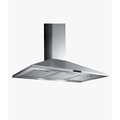 Turbo Air Certosa90 Built-In Pyramid Hood with Chimney, 90cm, Stainless Steel - Silver