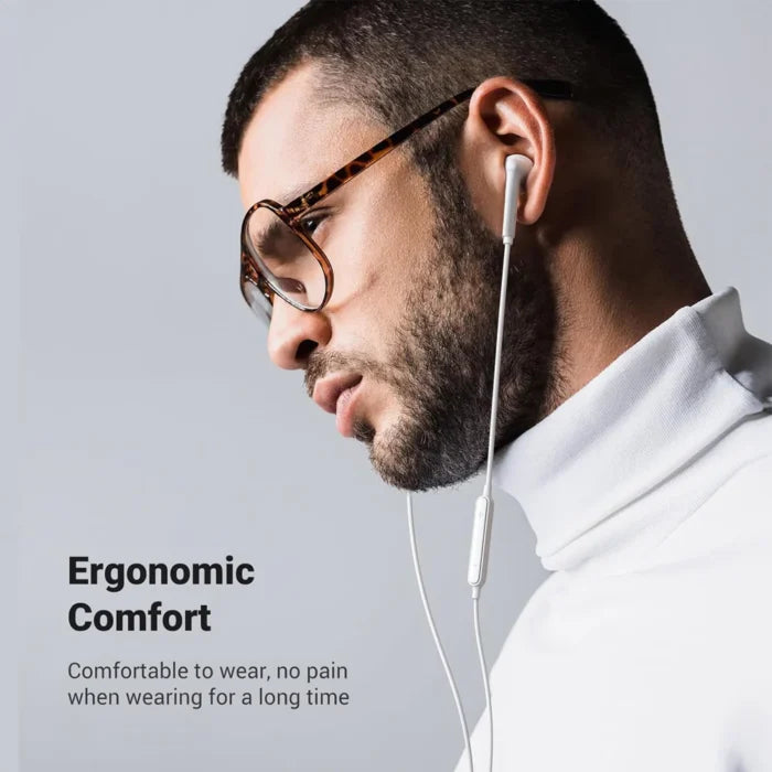 Ugreen in- Ear Earphones With 3.5 Mm Plug - White