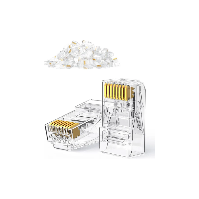 Ugreen Cat 6 Unshielded RJ45, 50 Pack - Clear