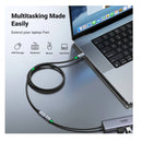 Ugreen US372 USB-C  Male to USB-C  Female Gen 2 Extension Cable 1 m - Dark Gray