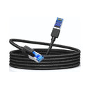 Ugreen NW153 10m Cat8 Pure Copper Ethernet Round Braided OD 5.5mm Cable –Black