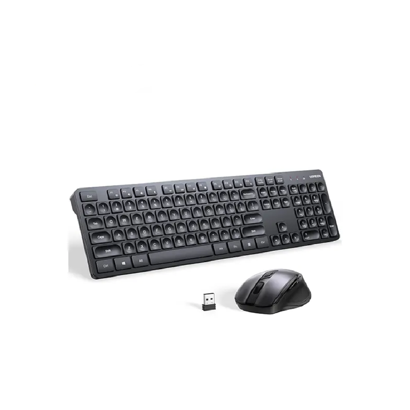 UGREEN Wireless Keyboard and Mouse Combo - Black