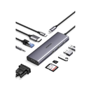 يوجرين محول 10 في 1 يو اس بي-سي متعدد الوظائف 4K - رمادي