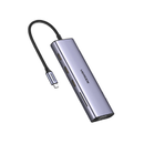 يوجرين محول 10 في 1 يو اس بي-سي متعدد الوظائف 4K - رمادي