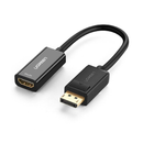 يوجرين محول بدقة 4K من DisplayPort ذكر إلى HDMI أنثى - أسود