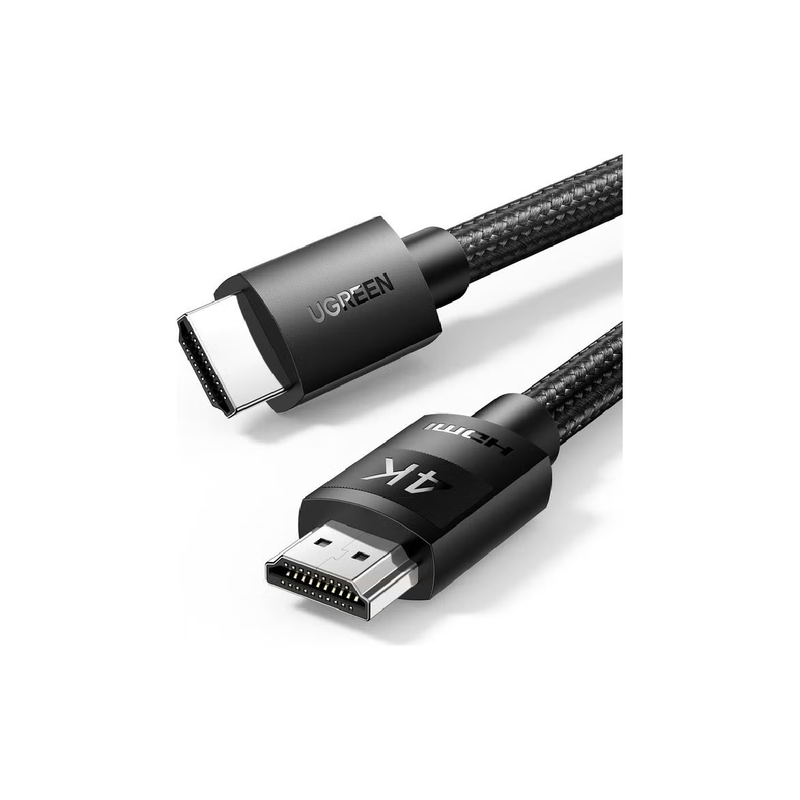 Ugreen 4k HDMI Cable Male to Male Braided 1m - Black