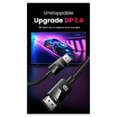 Ugreen 8K DisplayPort 1.4 Male to Male Cable 1m - Black